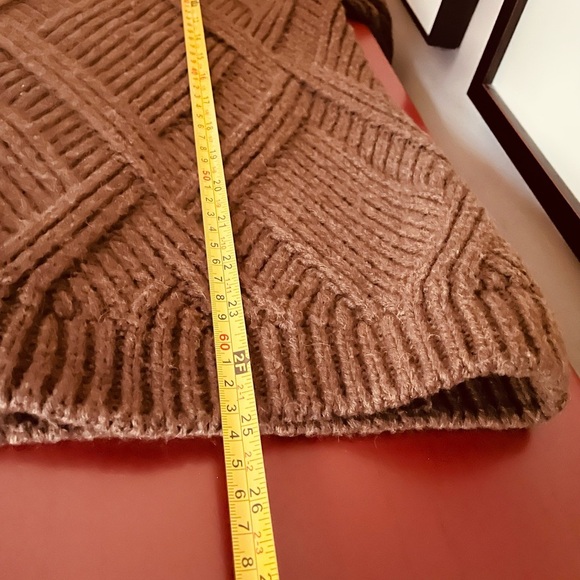 Hermes Elegant Tan Cowl Neck Sweater - Picture 11 of 11